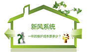 新風系統(tǒng)一年的費用是多少？后期維護包含哪些？