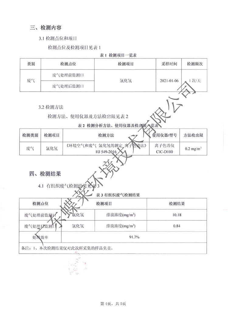 凈氣型通風(fēng)柜化學(xué)過(guò)濾器過(guò)濾效率檢測(cè)報(bào)告